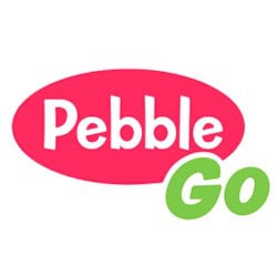 PebbleGo logo with 